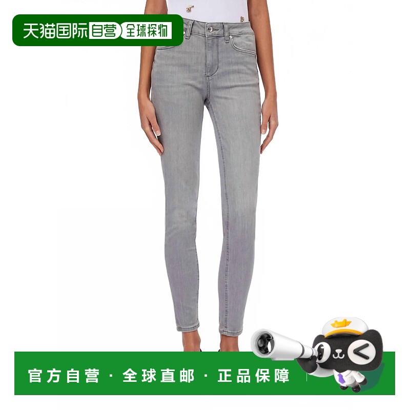 自营paigeHoxton Crop High Rise Ultra Skinny Jeans In London