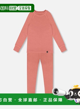 自营deux par deuxMerino Wool Base Layer Set Dusty Pink - dus