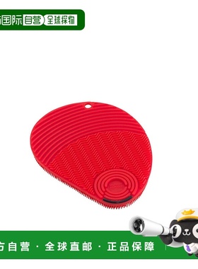 自营 Kuhn Rikon Stay Clean 硅胶洗地海绵，翅片 - 红色 美正品