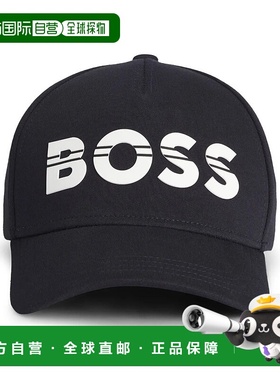 自营Hugo Boss男式Pyer棉质棒球帽，深蓝色-深蓝色 美国奥莱直发