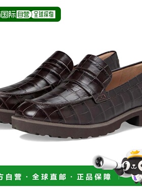 自营Women's Cole Haan Geneva Loafer Dark Chocolate Leather S