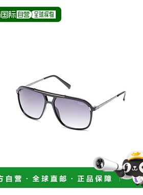 自营 guess大款 Navigator 太阳镜 - 黑色 美国奥莱直发