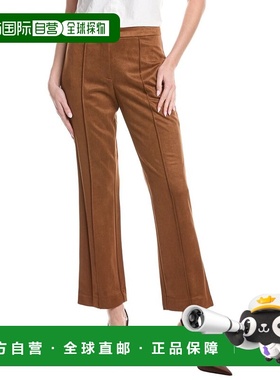 自营T Tahari Straight Leg Pant - brown 美国奥莱直发