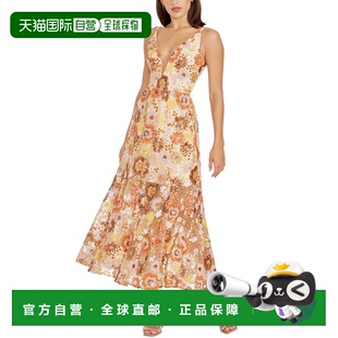 自营Dress The Population Sierra Fit & Flare Dress - yellow