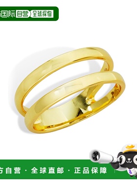 自营savvy cie jewels 镀金开口戒指 - 黄色 美国奥莱直发