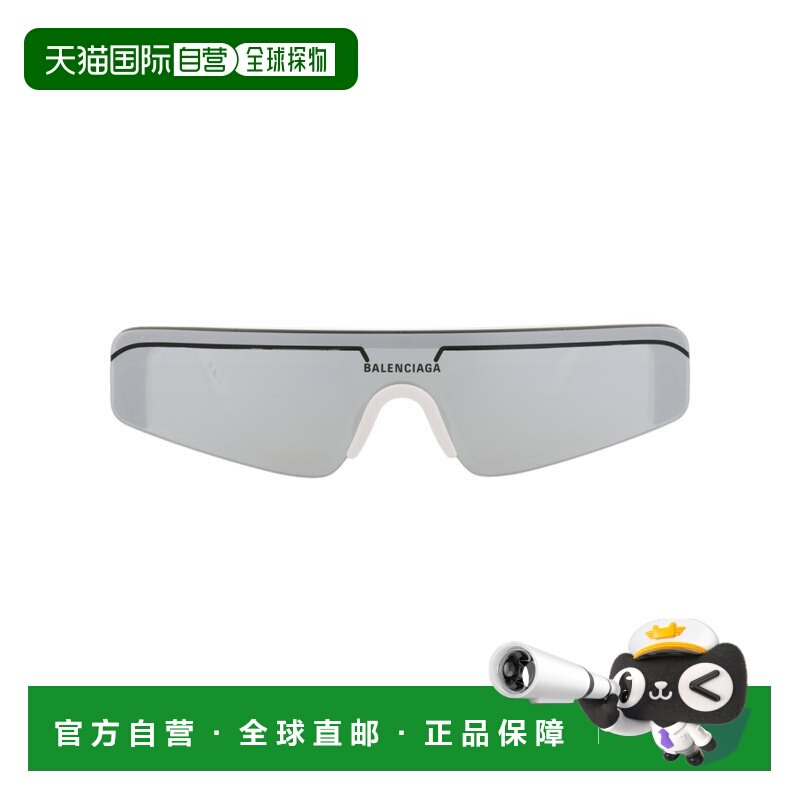 自营balenciagaShield-Frame醋酸纤维太阳眼镜-白色白色 美国奥