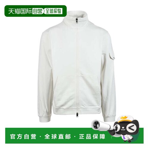 自营woolrichWhite Cotton Sweatshirt - white 美国奥莱直发卫衣