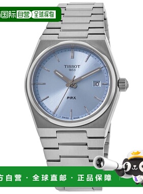 自营 Tissot PRX Quartz Light Blue Dial Steel Unisex Watch T1