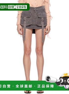 1h可退 香港直邮潮奢 Blumarine 蓝色情人 女士 灰色 Low-Rise 短