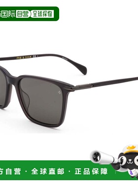 自营rag & boneRag&Bone男士55毫米灰色太阳镜-灰色 美国奥莱直发