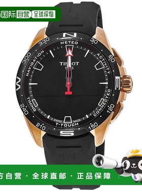 自营Tissot T-Touch Connect Solar Black Dial Rubber Strap Men