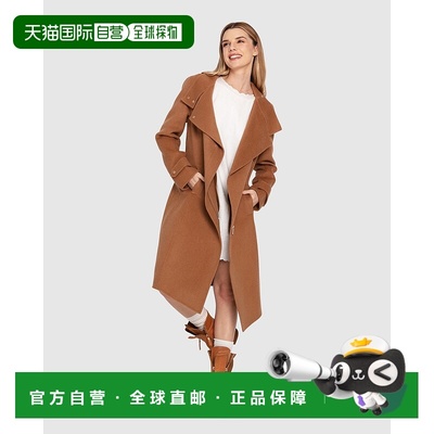 自营 belle & bloom羡慕我拉链外套-骆驼 美国奥莱直发长袖