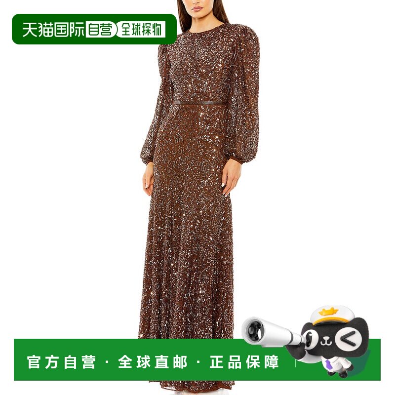 自营mac duggal  礼服/晚装 美国奥莱直发连衣裙长裙图片