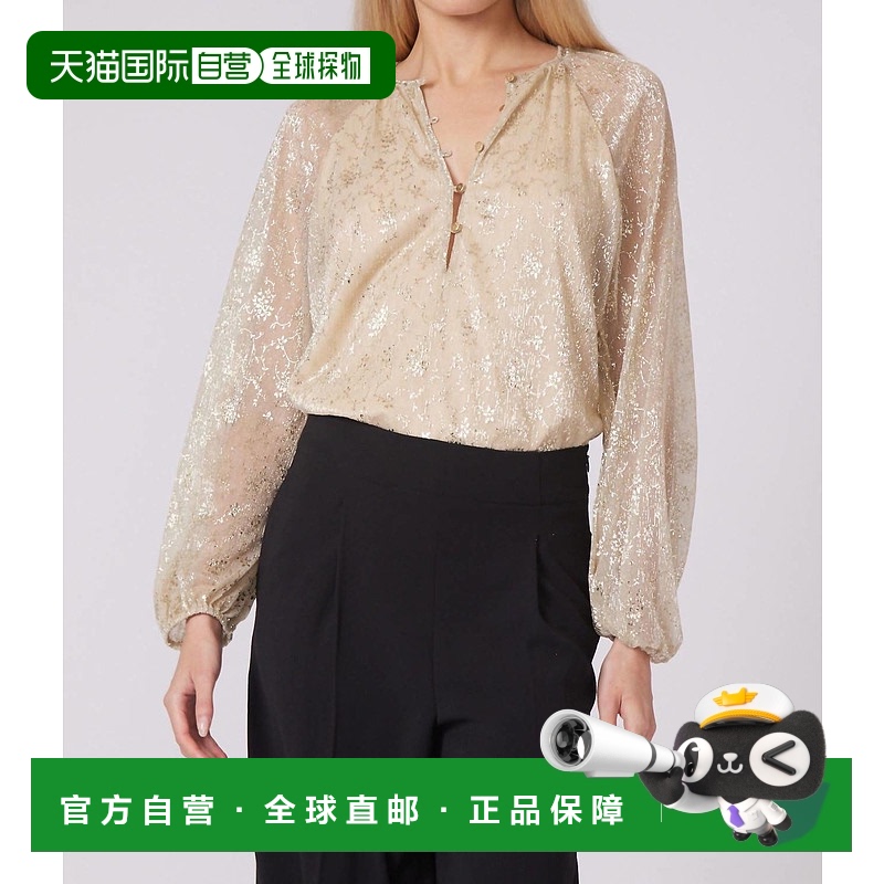 自营 gilner farrar金色树叶印花 Kodi 衬衫 - 金色树叶印花 美国