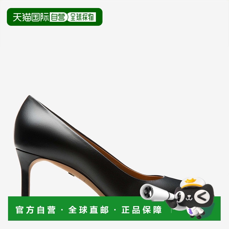 自营 Bally Edita 女士 6210547 黑色皮革高跟鞋 - 多色 美国奥莱