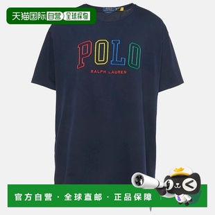 自营Polo Ralph Lauren Blue Logo Embroidery Cotton Classic Sl
