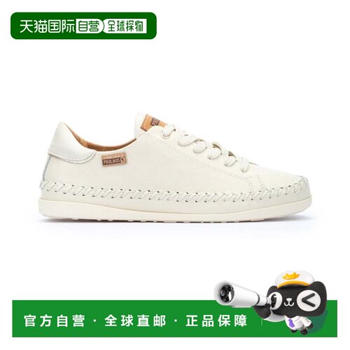 自营Women's Pikolinos Soller W8B-6531 Sneakers Ivory Leather