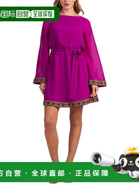 自营 Trina Turk 芳香连衣裙 - 紫色 美国奥莱直发