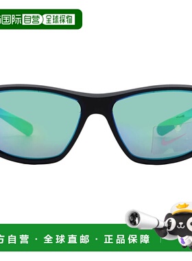 自营Nike Green Mirror Wrap Men's Sunglasses NIKE RABID FQ476