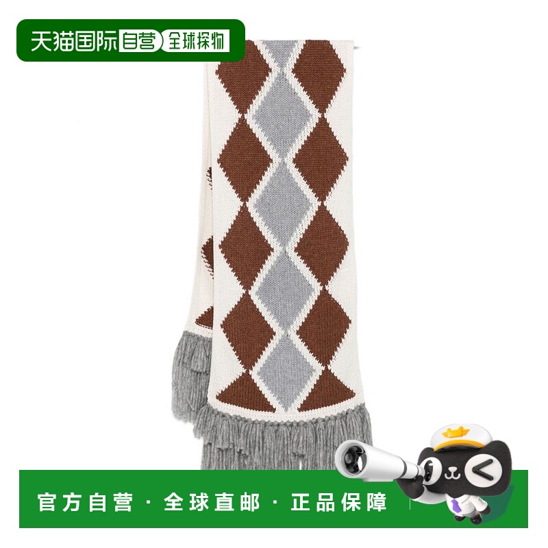 自营ermanno scervinoMulticoloured Cashmere Scarf With Classi