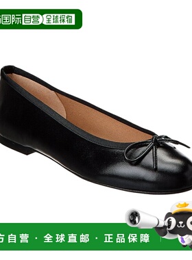 自营french sole法国鞋底祖母绿皮革平底-黑色 美国奥莱直发