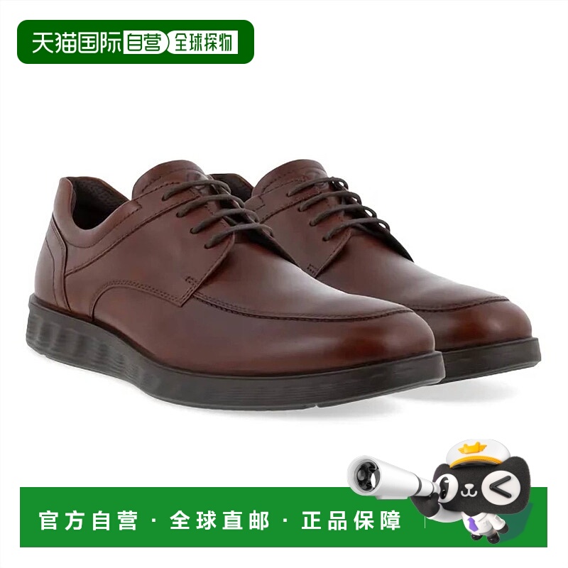 自营eccoMen's S Lite Hybrid Apron Toe Tie In Cognac - cognac