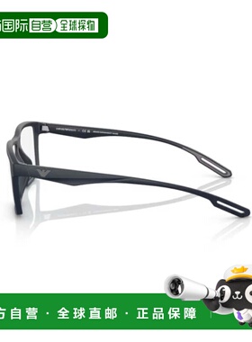 自营emporio armani0ea4189u Matte Black Rectangular Eyeglasse