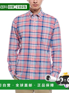 自营 Brooks Brothers Madras Regular Fit Shirt - red 美国奥莱