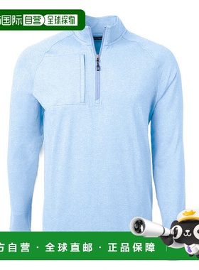 自营 cutter & buckCutter&Buck Adapt生态针织麻灰色男式四分之-