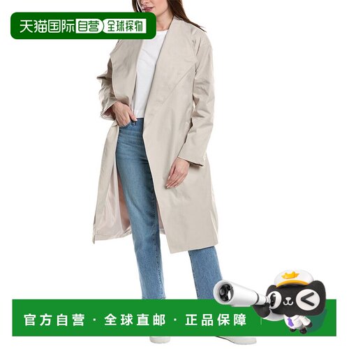 自营 NOIZE玫瑰色衣-棕色 美国奥莱直发风衣
