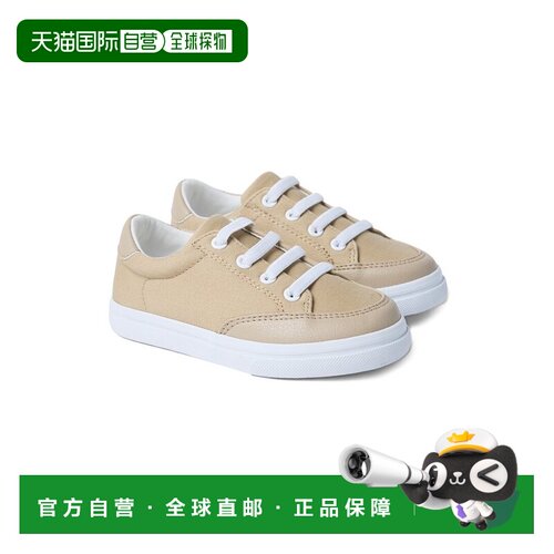 自营janie and jack珍妮和杰克经典帆布运动鞋-棕色 美国奥莱直发