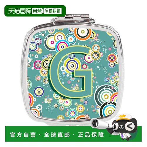 自营Carolines Treasures CJ2015-GSCM 字母 G 圆圈圆圈青色正品