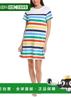 自营 Duffield Lane Nadine T恤连衣裙-白色 美国奥莱直发