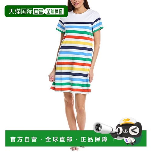 自营 Duffield Lane Nadine T恤连衣裙-白色 美国奥莱直发