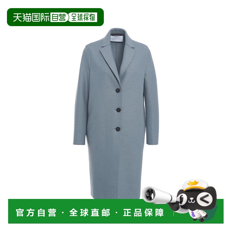 自营harris wharf londonAnkle-Length Virgin Wool Coat With Cl