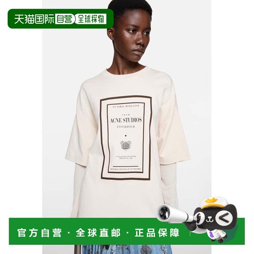 美国直邮ACNE STUDIOS-女士分层图形t恤