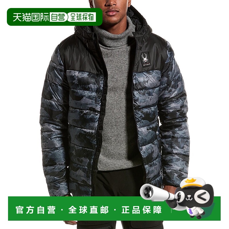 自营Spyder Circuit Puffer Jacket - black 美国奥莱直发