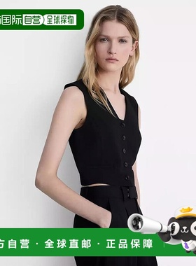 1h可退 【美国直邮】mango 女士 背心马甲