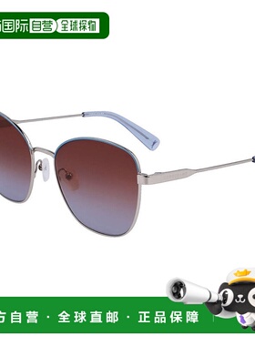 自营 Longchamp Women's 57 mm Silver Opticals - silver 美国奥