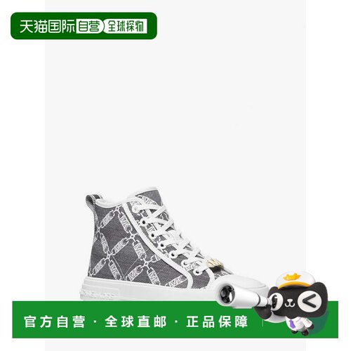 自营michael korsEvy Empire Logo Jacquard High-Top Sneaker -