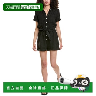 美国奥莱直发连体裤 自营 黑色 Dahl卷麻亚麻实用连身裤 Bella