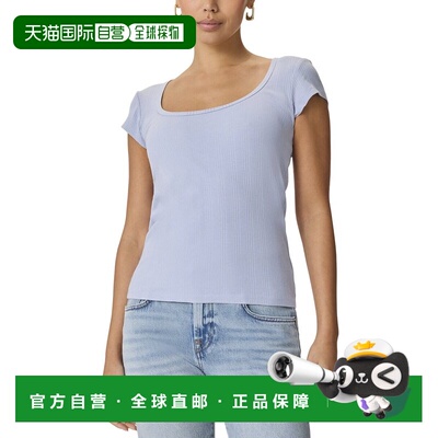 自营Splendid Fitted Scoop T-Shirt - White 上衣美国直发奥莱