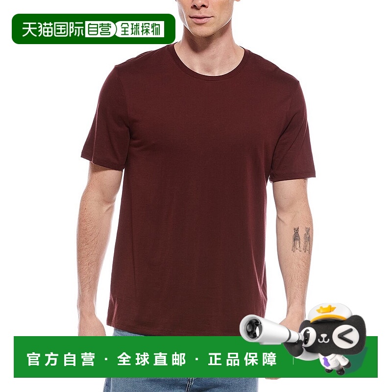 自营Vince Solid T-Shirt - red 美国奥莱直发