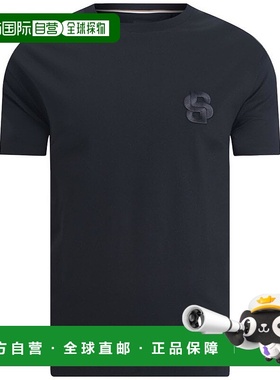 自营 Hugo Boss Men's Tames 23 Crewneck T-Shirt, Black - blac