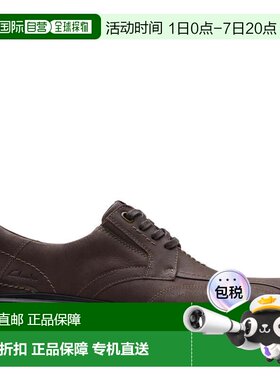自营Clarks Gessler Lace in Brown Leather - dark brown leathe