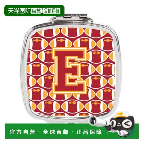 自营Carolines Treasures CJ1070-ESCM 字母 E 足球红衣主教正品