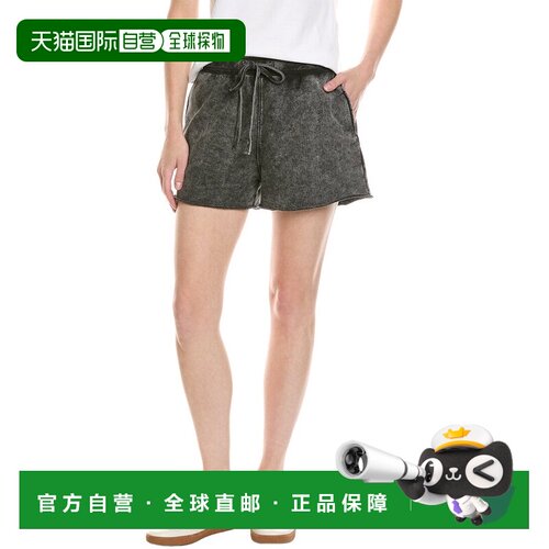 自营ATM Anthony Thomas Melillo Pull-On Short-黑色 美国奥莱直