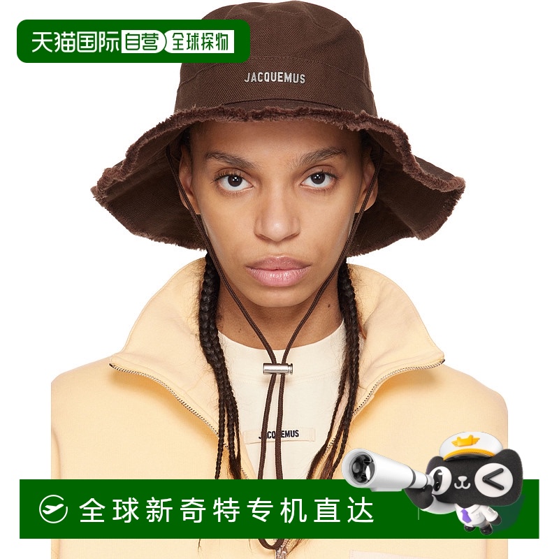 1h可退 香港直邮潮奢 Jacquemus 女士 棕色 The Artichaut 渔夫帽