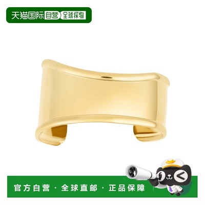 自营adorniaTarnish Resistant 18k Gold Plated Tall Curve Cuff
