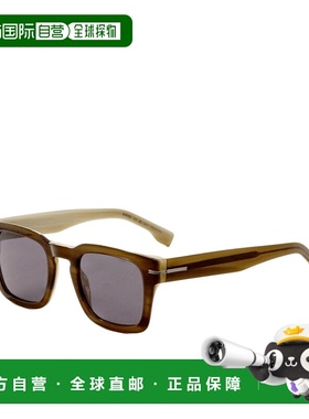 自营Hugo Boss Men's 50 mm Beige Sunglasses - beige striped w